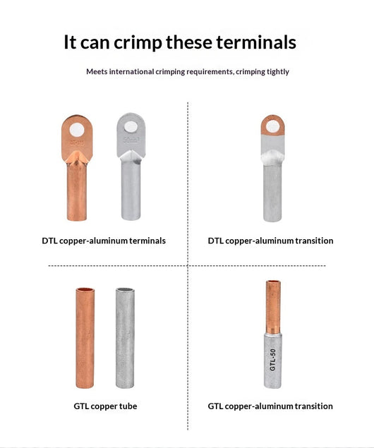Prensa Hidráulica Portátil con Batería de Litio para Crimpar Cables - Image 11