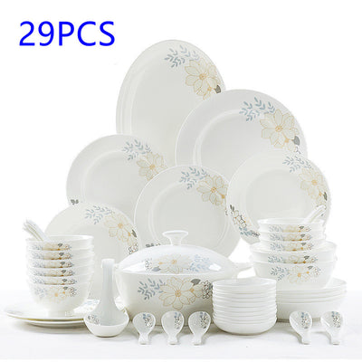Juego de Vajilla de Porcelana Fina Estilo Europeo - Platos y Boles - Image 6