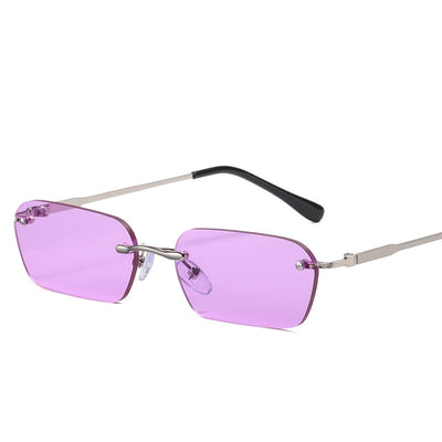 Gafas Cuadradas sin Marco Estilo Hong Kong para Hombre - Image 15