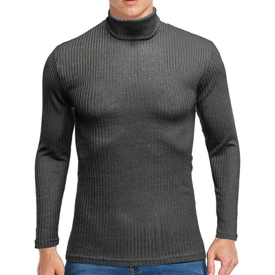 Suéter Cuello Alto Térmico de Manga Larga para Hombre - Image 26