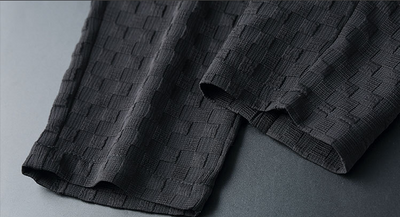 Traje Casual Hombre Cuello Estampado Oscuro - Image 14