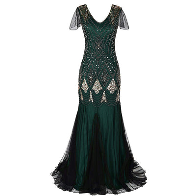 Vestido de Fiesta Talla Grande con Lentejuelas Estilo Vintage - Image 8