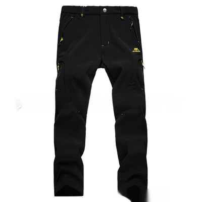 Pantalones de Senderismo Impermeables y Cálidos de Corte Holgado - Image 8