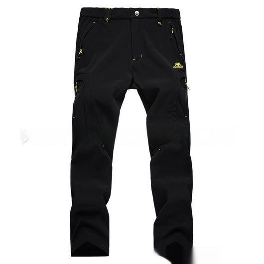 Pantalones de Senderismo Impermeables y Cálidos de Corte Holgado - Image 8