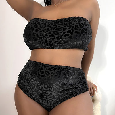 Bikini Talle Grande Cintura Alta con Abertura Lateral - Image 3