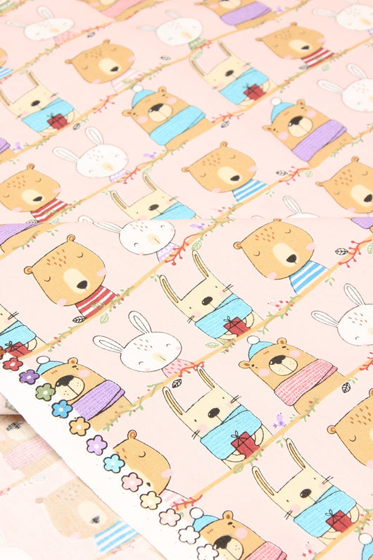 Tela de Algodón Estampada con Animales Lindos - Artesanal para DIY - Image 18
