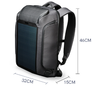 Mochila Solar Inteligente para Hombre - Bolsa de Computadora Multifuncional con Carga USB - Image 5