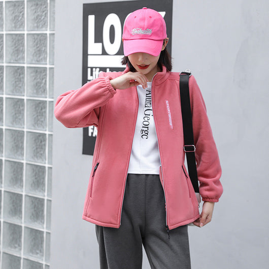 Chaqueta Polar para Mujer - Abrigo Deportivo y Casual Versátil - Image 6