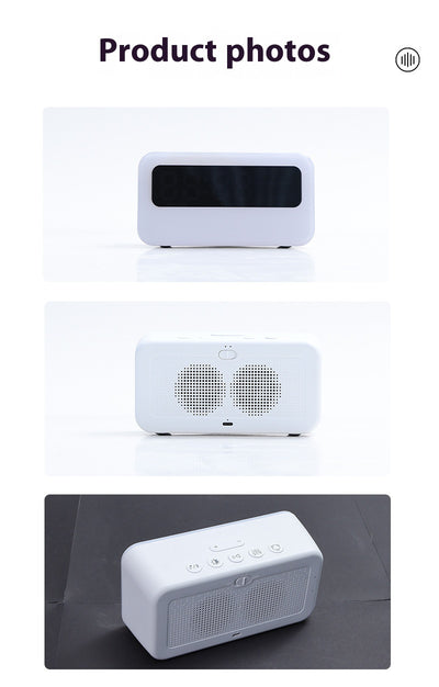 Reloj Despertador Bluetooth con Sonidos Relajantes y Altavoz Multifunción - Image 12
