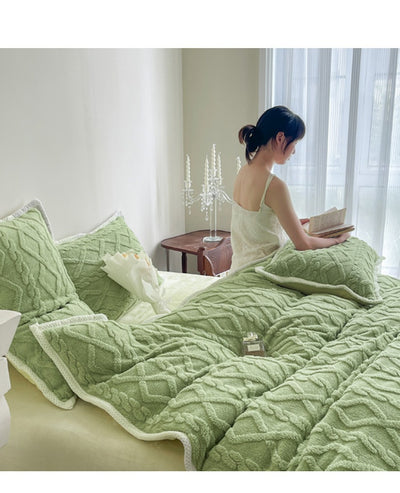 Juego de Cama 4 Piezas Fibra de Leche Premium Grosor Reforzado - Image 12