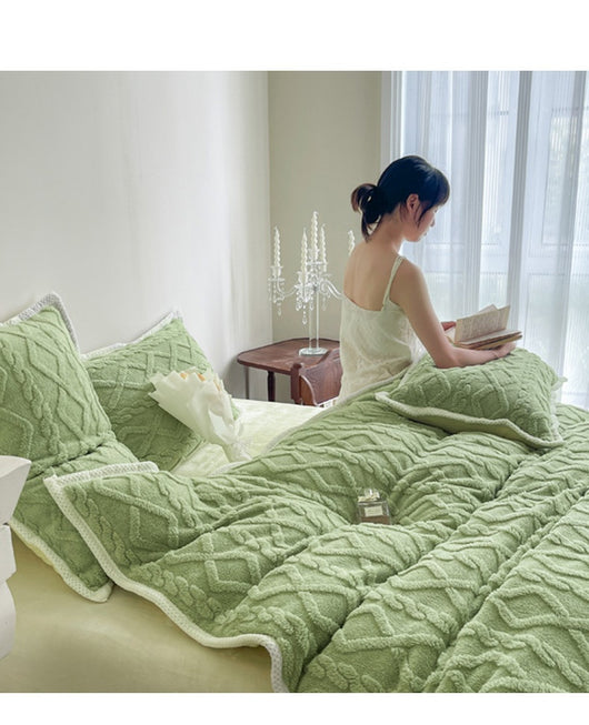 Juego de Cama 4 Piezas Fibra de Leche Premium Grosor Reforzado - Image 12