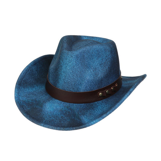 Sombrero Vaquero Fieltro Premium - Estilo Retro Clásico con Protección Solar