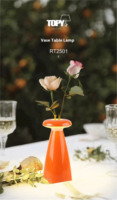 Lámpara de Mesa con Florero Decorativo 2 en 1 - Image 20