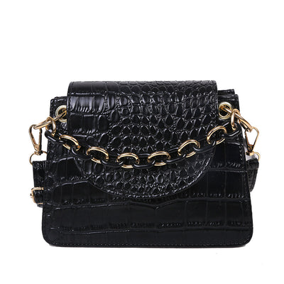 Bolso de Hombro para Mujer con Textura de Cadena Elegante - Image 11