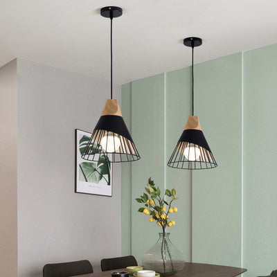 Lámpara Colgante de Cuerno y Hierro para Sala, Recámara y Estudio - Image 14