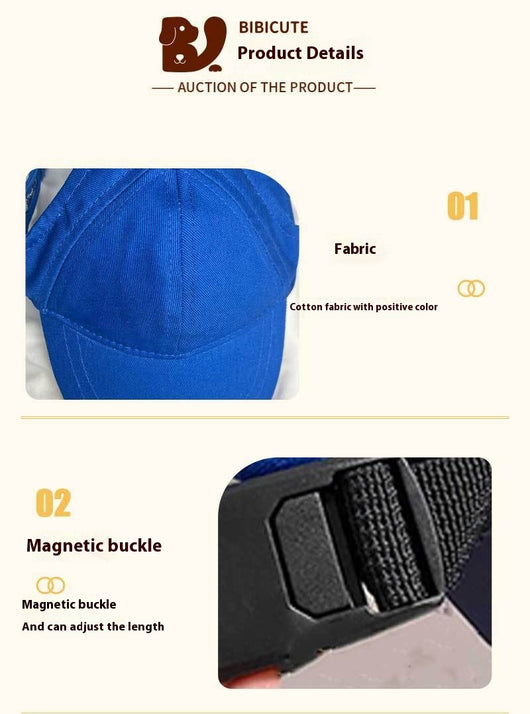 Gorra Protectora Solar Ajustable para Mascotas con Orejas Descubiertas - Image 17