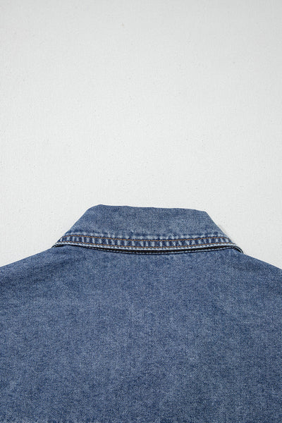 Camisa Casual Multiboton Entallada para Mujer - Image 9