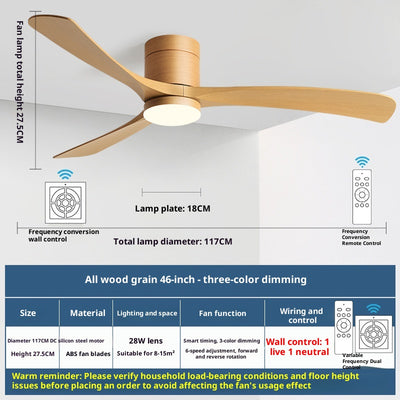 Ventilador de Techo con Luz Integrada Moderno y Minimalista - Image 31