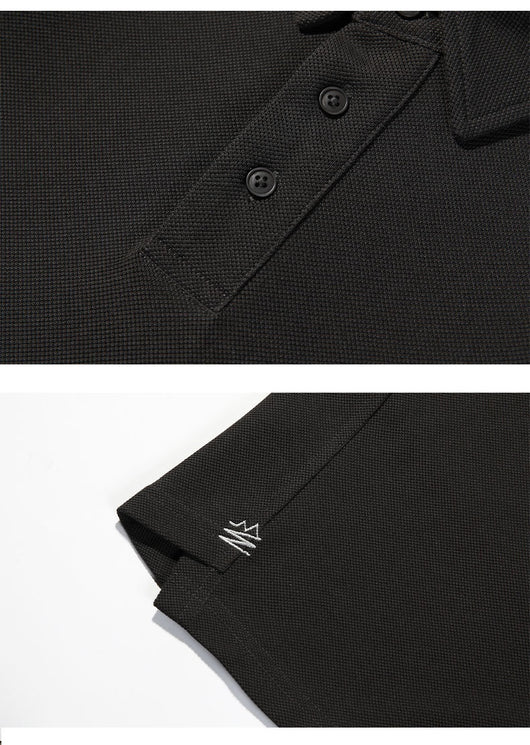Polo Deconstruido con Costuras Americanas de Manga Corta para Hombre - Image 12