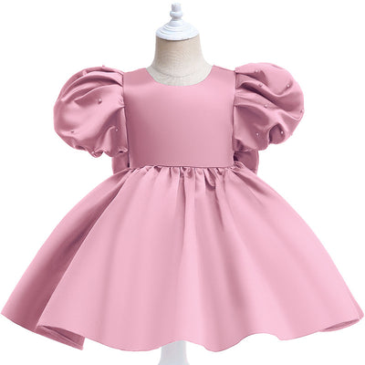 Vestido Infantil Elegante sin Mangas con Tul Esponjoso - Image 6