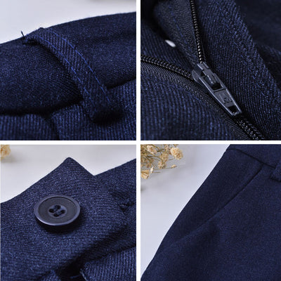Pantalones Escolares Plus con Forro de Terciopelo - Overoles Cálidos para Niñas - Image 11