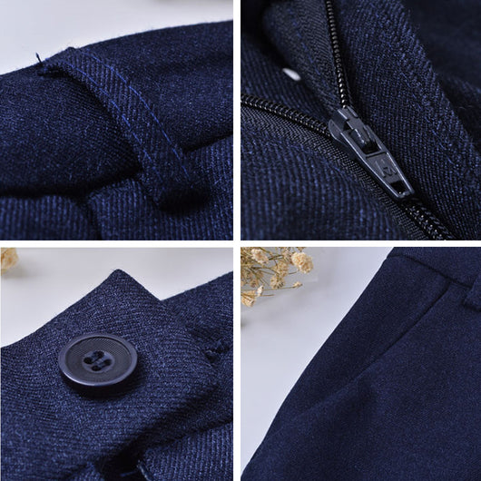 Pantalones Escolares Plus con Forro de Terciopelo - Overoles Cálidos para Niñas - Image 11