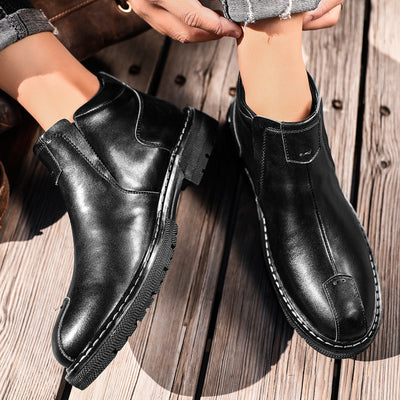 Botas Casuales de Cuero Martin para Hombre Talla Grande - Image 9