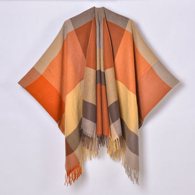 Chal con Borlas y Diseño Escocés Jacquard - Image 12