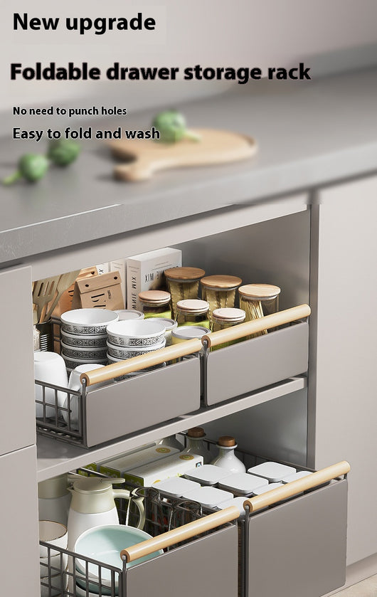 Canasta Organizadora Plegable Multifuncional para Cocina y Baño - Image 13