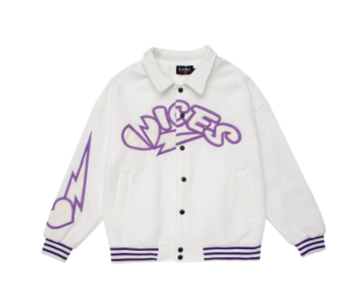 Chaqueta de Cuero con Detalles Bordados - Unisex Tendencia Urbana - Image 3