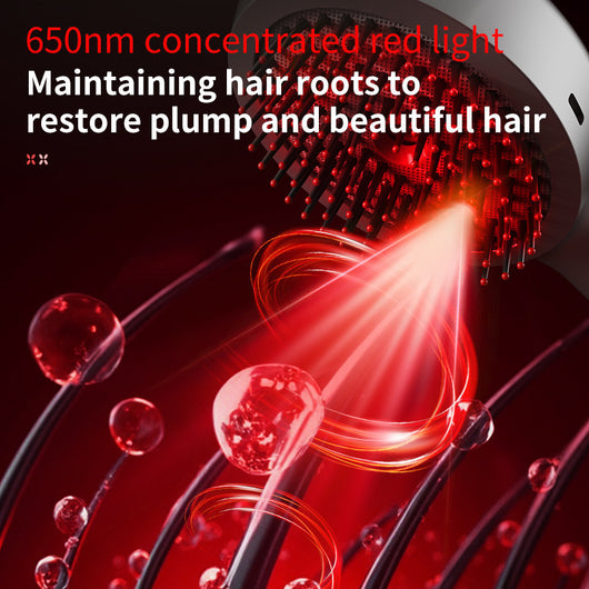 Peine Masajeador Eléctrico con Luz Roja y Vibración - Image 4