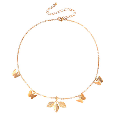 Collar Colgante Trébol Mariposa para Mujer - Image 4