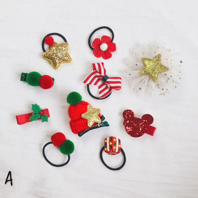 Set de Accesorios para Cabello Infantil - Caja de Regalo Navideña - Image 11