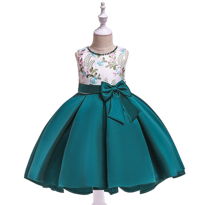 Vestido Infantil de Satén Twill Premium para Niñas - Image 11