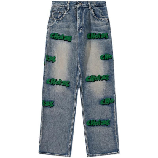 Jeans Coreanos Estilo Callejero Harajuku Fusion Urbano para Mujer - Image 2