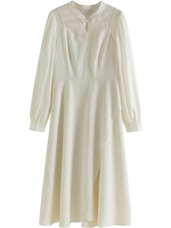 Vestido Doble Tela Primavera Tallas Grandes para Mujer - Image 5