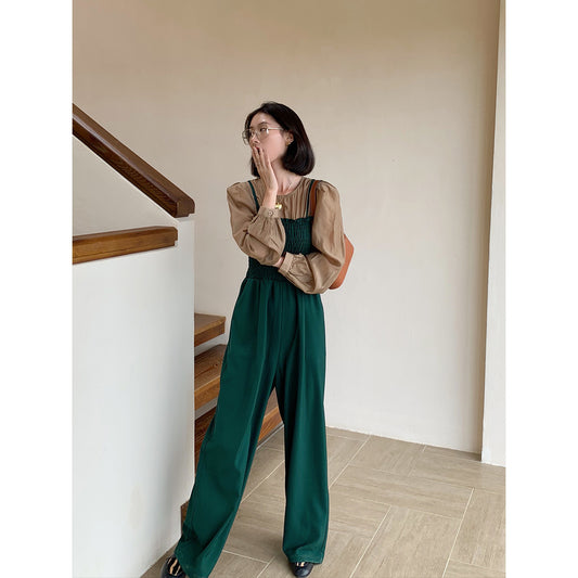 Mono Casual con Cintura Plisada - Elegancia y Comodidad
