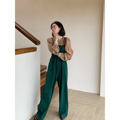 Mono Casual con Cintura Plisada - Elegancia y Comodidad