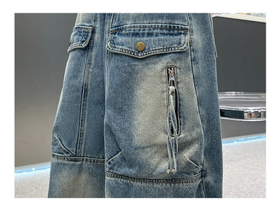 Pantalones Cargo Sueltos para Niños - Jeans Versátiles y Cómodos - Image 25