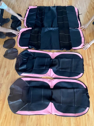 Funda de Asiento de Auto con Costura Sándwich en Cuero PU Premium - Image 10