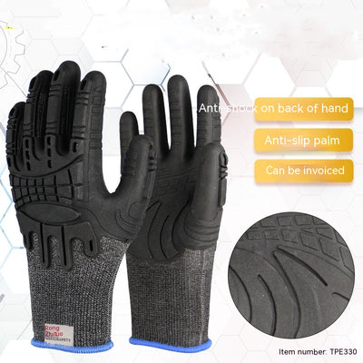 Guantes Blandos Respirable de Caucho Impregnado en TPE - Image 6