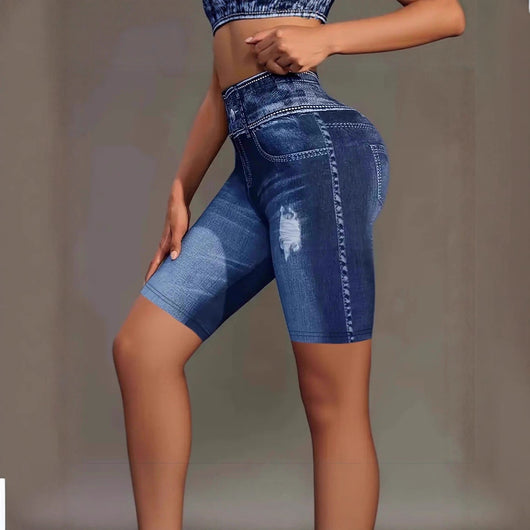 Capris Estampados Digitales con Efecto Levantador y Secado Rápido - Image 3