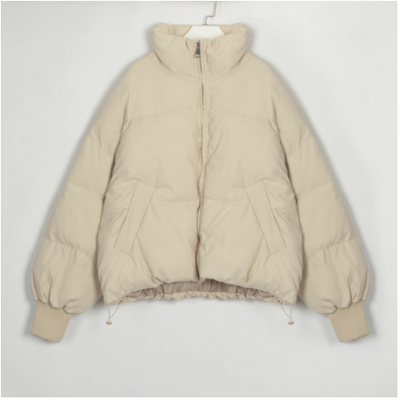 Chaqueta Acolchada con Cuello Alto Esponjoso - Image 4