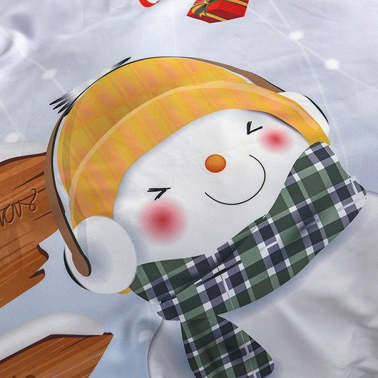 Juego de Cama 3D Navideño Papá Noel Feliz - Set de Tres Piezas - Image 10