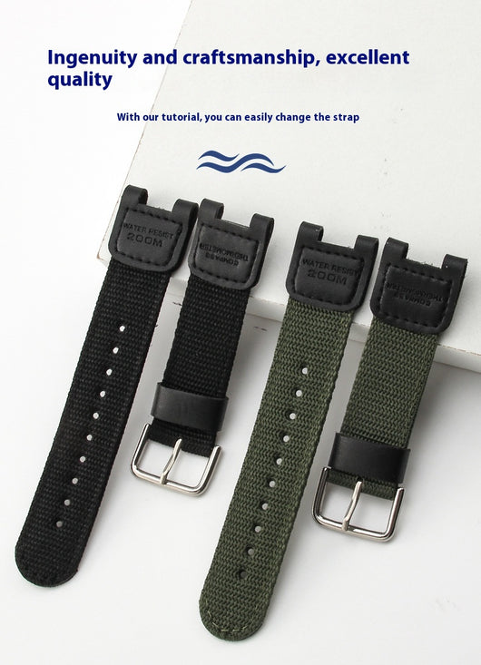 Correa de Reloj Nylon Resistente al Agua con Refuerzo Metálico - Image 16