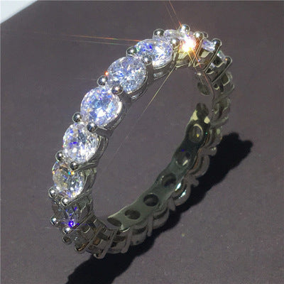 Anillo de Diamante Cuadrado con Zirconia para Mujer - Diseño Corazón Melocotón