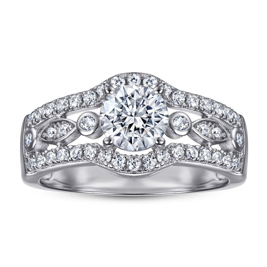 Anillo de Plata S925 con Diamantes Micro-engastados - Image 10