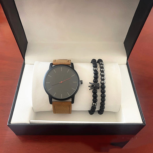 Reloj Casual para Hombre con Esfera Grande y Pulsera de Corona - Image 6