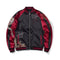 Chaqueta Beisbolera Casual para Hombre con Dragón Divino Bordado
