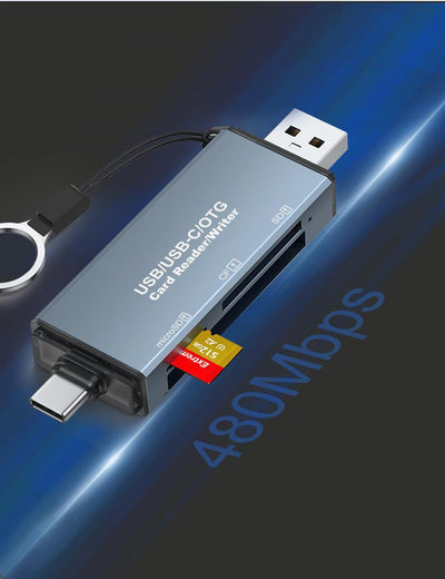 Lector Múltiple de Tarjetas CF, SD y USB 3 en 1 - Image 7